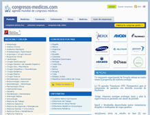 Tablet Screenshot of congresos-medicos.com